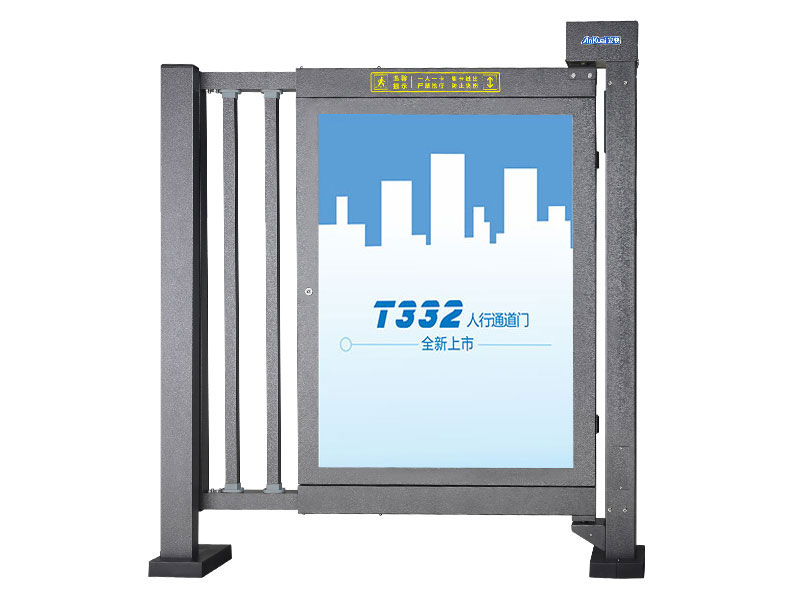 蕭縣T332D人行通道廣告門-閉門器型
