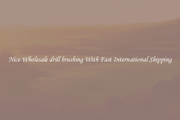Nice Wholesale drill brushing With Fast International Shipping
