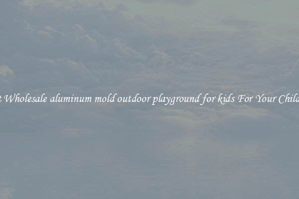 Get Wholesale aluminum mold outdoor playground for kids For Your Children