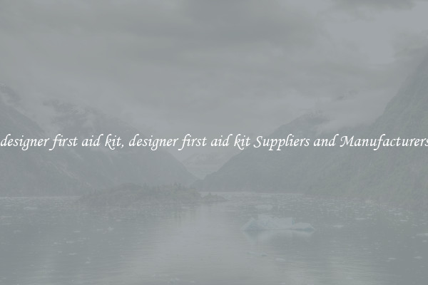 designer first aid kit, designer first aid kit Suppliers and Manufacturers