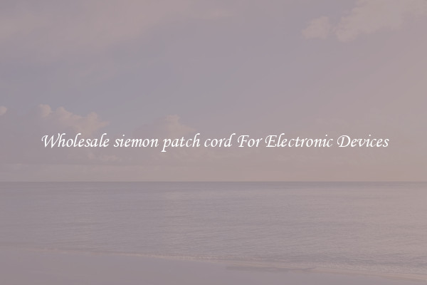 Wholesale siemon patch cord For Electronic Devices