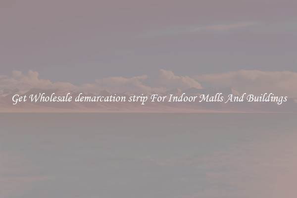 Get Wholesale demarcation strip For Indoor Malls And Buildings