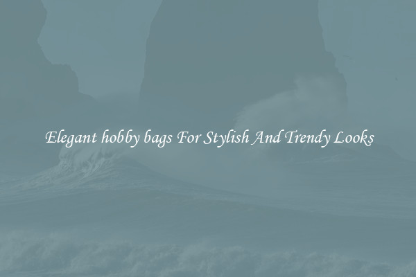 Elegant hobby bags For Stylish And Trendy Looks