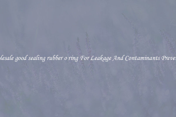 Wholesale good sealing rubber o ring For Leakage And Contaminants Prevention