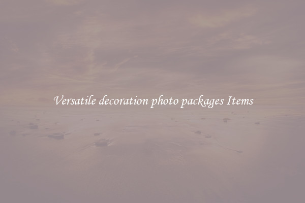 Versatile decoration photo packages Items